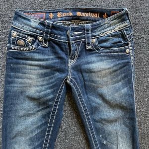 Rock revival jeans Womens. Jen Skinny sz25